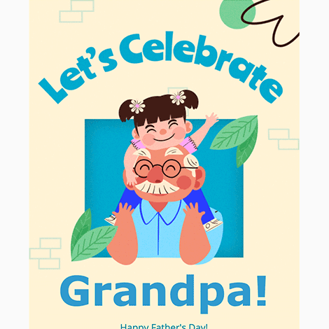 Celebrate Grandpa Father's Day eCard